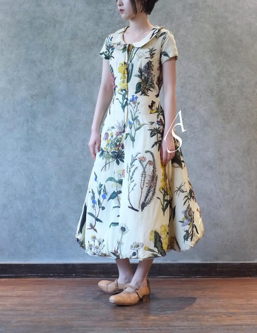 Paul Harnden水滴领拉链丝质连衣裙 商品图7