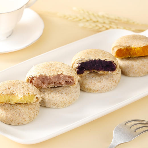 全麦饼500克(绿豆/芋泥/紫薯/南瓜) 原产地发货 商品图1