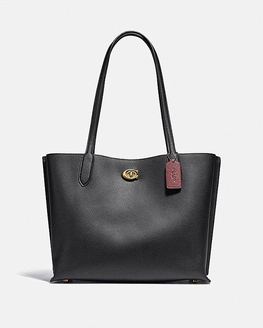 【精品】COACH 拼色WILLOW托特包 商品图0