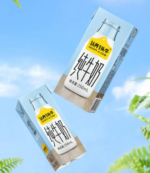 【年货节】认养一头牛全脂纯牛奶250ml*15盒  年货送礼佳选 商品图2