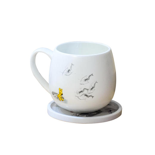 齐白石与团团联名系列马克杯杯垫礼盒 商品图2