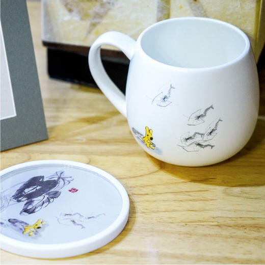 齐白石与团团联名系列马克杯杯垫礼盒 商品图3