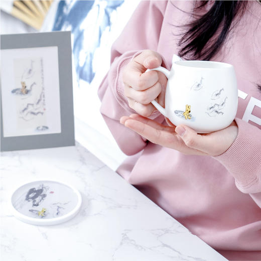 齐白石与团团联名系列马克杯杯垫礼盒 商品图4