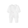 【商场同款】英氏婴儿衣服女宝宝哈衣可爱白色假两件连体衣 商品缩略图4