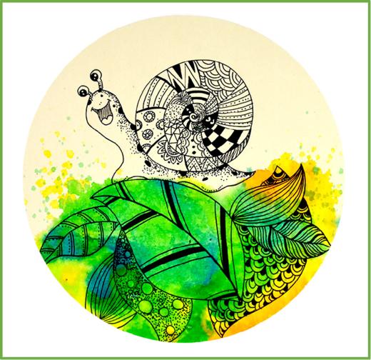 《可爱的小蜗牛》【自动发货：下单后，点击手机短信中收到的链接，即可获取文件下载的链接；如有任何问题，可添加客服微信hm33268获得帮助】 商品图0