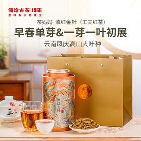 澜沧古茶茶妈妈滇红金针滇红工夫红茶罐装单罐150g