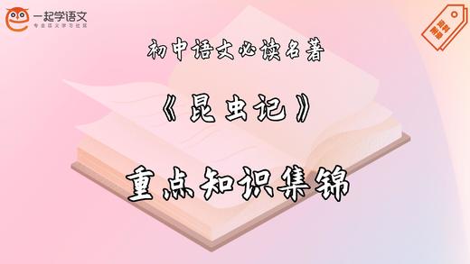 《昆虫记》重点知识集锦 商品图0