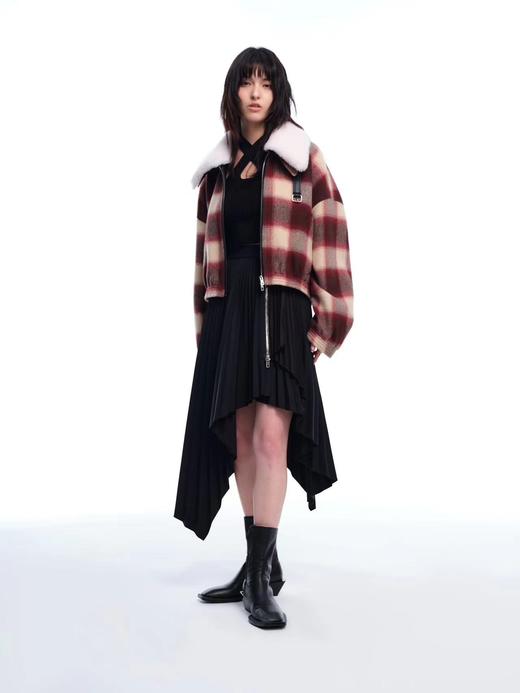 不规则风琴百褶裙 商品图0