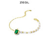 ZEGL祖母绿淡水珍珠手链女ins小众设计2022年新款巴洛克复古手饰 商品缩略图5