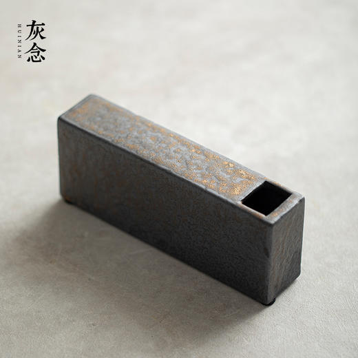 灰念 古砖花器  石砖花器粗陶小花瓶禅意花插摆件干花插花器客厅餐桌装饰 商品图3
