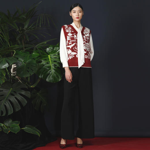 戴布拉芬针织马甲L26A302 商品图1