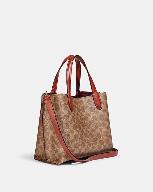 【精品】COACH 经典标志帆布WILLOW 24号托特包 商品图3