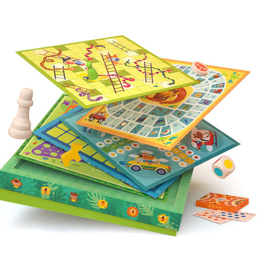 mideer弥鹿 儿童桌游32合1多功能跳棋棋类益智飞行棋亲子游戏玩具 商品图1