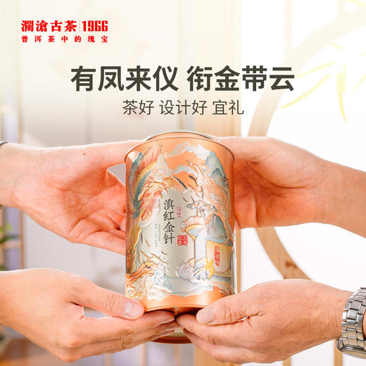 澜沧古茶茶妈妈滇红金针滇红工夫红茶罐装单罐150g 商品图1