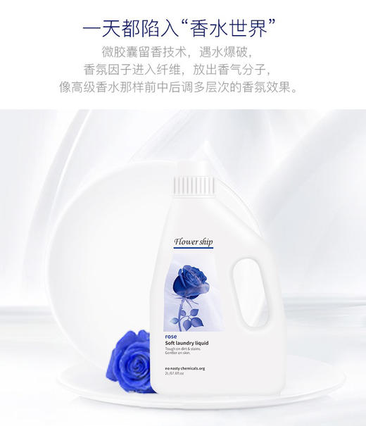 西班牙 花卉诗香水洗衣液超香氛持久留香1L超强去污柔顺 体验价 商品图2