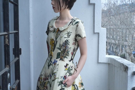 Paul Harnden水滴领拉链丝质连衣裙 商品图8