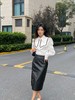 可拆卸撞色蝴蝶领衬衫 商品缩略图0