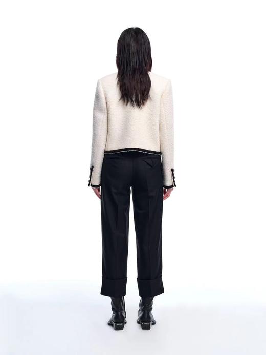 粗花呢小香风高腰外套 商品图3