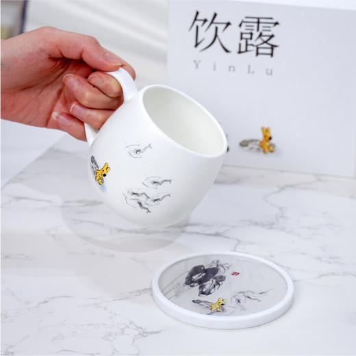 齐白石与团团联名系列马克杯杯垫礼盒 商品图1