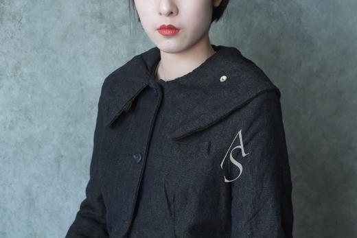 Paul Harnden 花瓣领黑色大衣 商品图5