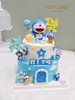 1027CAKE| 蓝色系 哆啦A梦主题 双层 商品缩略图0