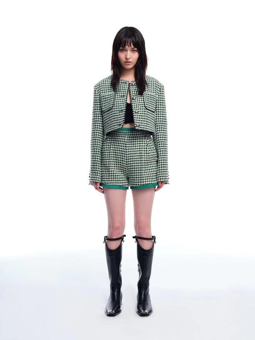 精致粗花呢短款外套 商品图1