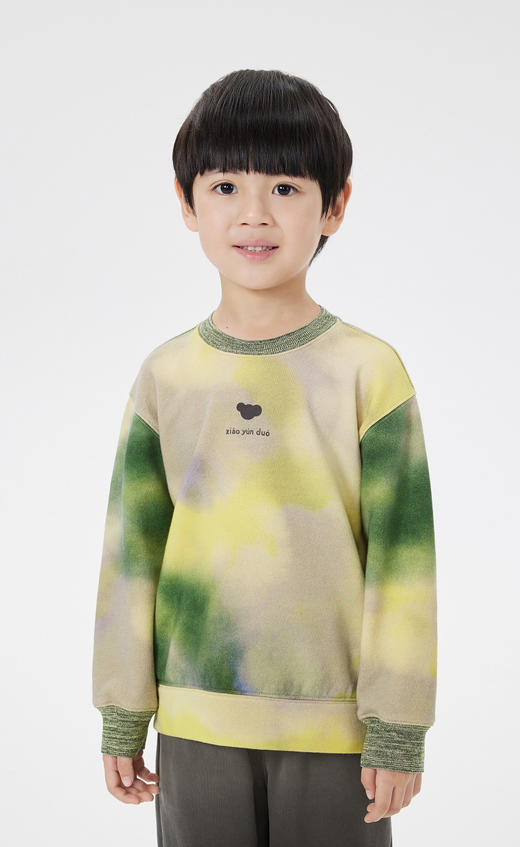 JNBY 23年春款  晕染设计套头卫衣  1N2411960 商品图9