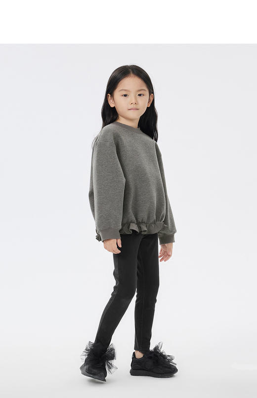 JNBY  23年春款  手感细腻花边套头卫衣  1N2413660 商品图5