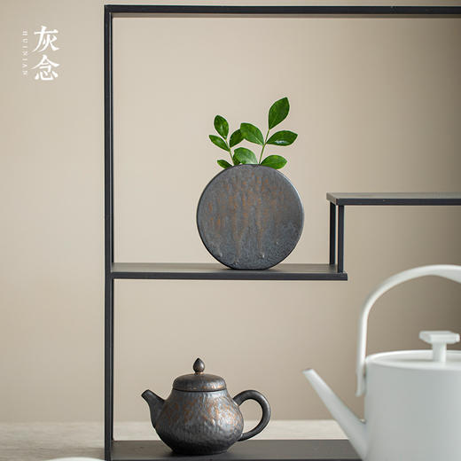 灰念 破晓花器 迷你小花瓶禅意花插摆件创意插花摆设客厅茶几装饰 商品图1