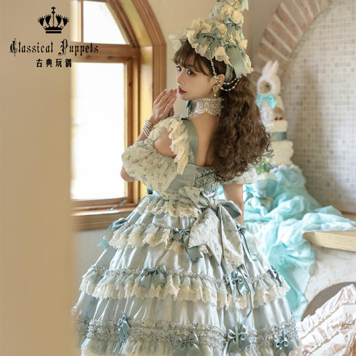 【再贩，全款预售】安东尼蛋糕日常OP 豌豆花 / 豌豆千层 古典玩偶 Lolita【2024年7月31日起发货】 商品图4