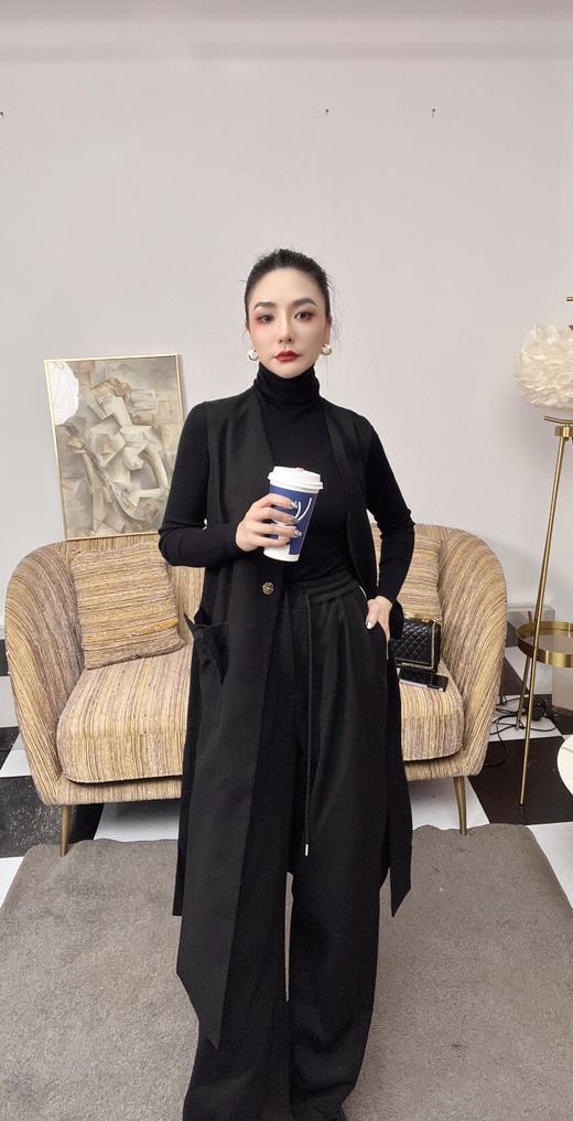 S2臣禾 蝴蝶结马甲外套 9211021176【奥莱】 商品图1