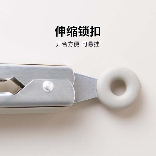 美珑美利kitchenlite系列硅胶食物夹耐高温家用防烫夹不粘锅煎牛排厨房夹 商品图4
