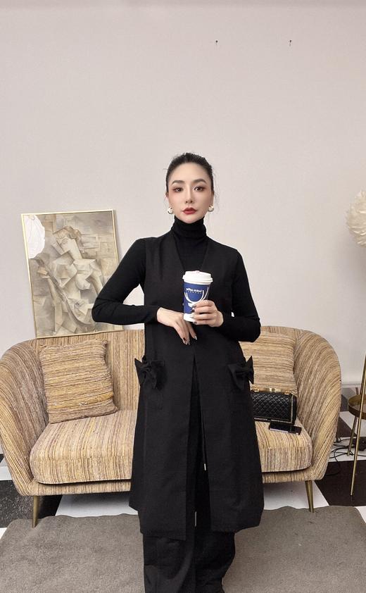 S2臣禾 蝴蝶结马甲外套 9211021176【奥莱】 商品图2