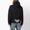 EMPORIO ARMANI 阿玛尼 男士棉质徽标印花拉链连帽卫衣 深蓝色 6L1MB4 1JHSZ 0920 商品缩略图2