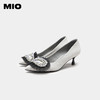 MIO米奥春季尖头高跟舒适显瘦单鞋闪钻轻纱优雅时髦高跟鞋女 M231400310 商品缩略图4