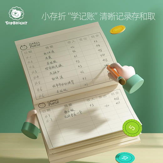 【微瑕，1折忍痛清仓，介意慎拍】儿童财商培养 电子小账包礼物 ！！不退不换，介意慎拍，谢谢！！ 商品图4