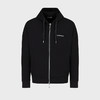 EMPORIO ARMANI 阿玛尼 男士棉质徽标印花拉链连帽卫衣 黑色 6L1MB4 1JHSZ 0999 商品缩略图0