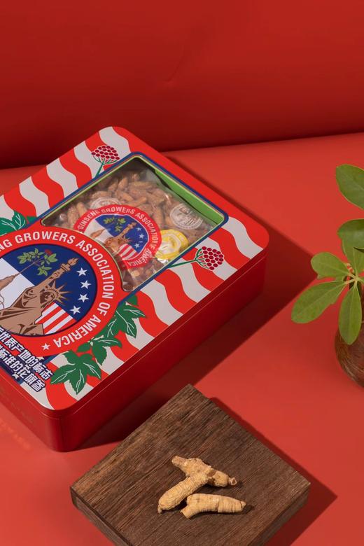 美国花旗参原装进口西洋参段切片花旗参含片整根500g礼盒装【风车优选】 商品图4