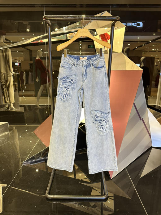 蝴蝶牛仔裤 商品图0