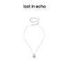 [捡漏价]lost in echo设计师款彩色锆石盒子坠饰简约设计可调节项链锁骨链 商品缩略图0