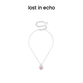 [捡漏价]lost in echo设计师款彩色锆石盒子坠饰简约设计可调节项链锁骨链