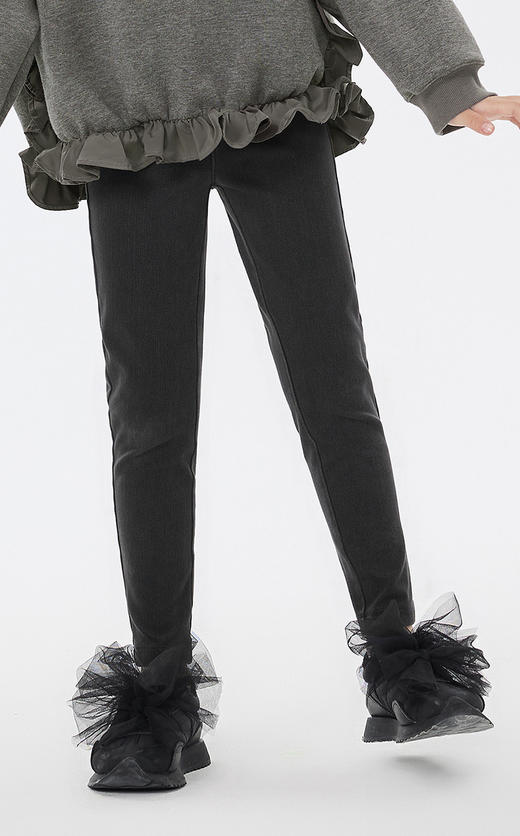 JNBY  23年春款  舒适弹力束脚长裤   1N2E11500 商品图4