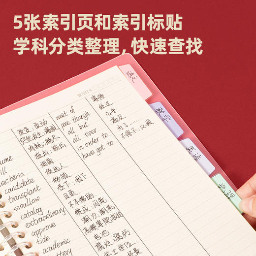 得力25995备考活页本A5(高效笔记本)(本) 商品图4