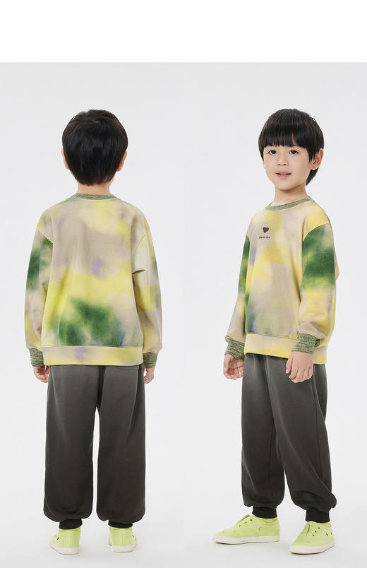 JNBY 23年春款  晕染设计套头卫衣  1N2411960 商品图10