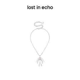 [捡漏价]lost in echo原创设计师款宝石猎人单人坠饰珍珠拼接项链毛衣链女