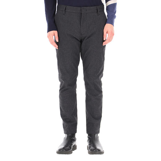 EMPORIO ARMANI 阿玛尼 男士棉质徽标休闲牛仔裤 深灰色 8N1P15 1NF5Z F002 商品图1