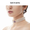 [捡漏价]lost in echo设计师款宝石猎人三层珍珠彩色锆石盒子chocker项链 商品缩略图3
