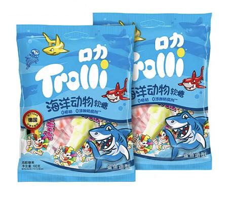 口力海洋动物弹力软糖100g 商品图0