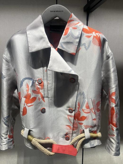 【特价商品不退不换】E ARMANI 短大衣女  INB11TI2109-016 .44%POLYESTER 22%POLYAMIDE 34%ACETATE 商品图1