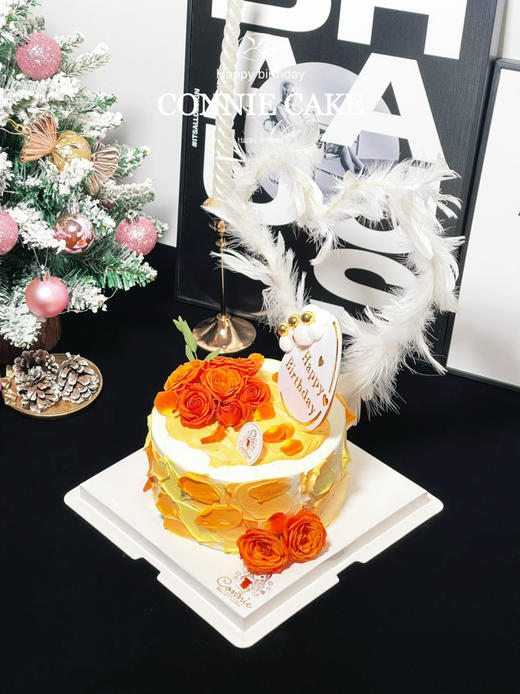 【1331】落日余晖鲜花蛋糕 商品图3